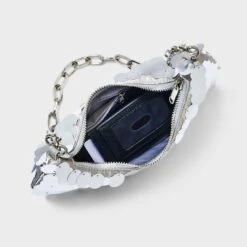 Slouchy Sequin Hobo Shoulder Handbag - Wild Fable™ Silver -Wild Fable GUEST 790996f0 c459 4547 9b57 e5c8c799106f