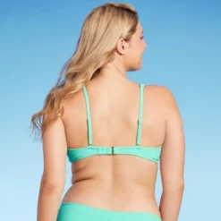 Women's Pucker Textured Bralette Bikini Top - Wild Fable™ Sea Green -Wild Fable GUEST 7acac5f4 7cc4 4e93 8b0d 7903b75104c7