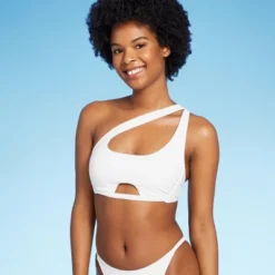 Women's Cut Out One Shoulder Bikini Top - Wild Fable™ -Wild Fable GUEST 800fd6c7 2a0c 47da a2ed 474773c8e3c9