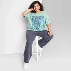 Women's Elbow Sleeve Oversized Graphic T-Shirt - Wild Fable™ -Wild Fable GUEST 8930bf19 4bbe 4570 b259 bf47f5fb288b