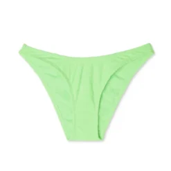 Women's Terry Textured High Leg Cheeky Bikini Bottom - Wild Fable™ Green -Wild Fable GUEST 8a69a7c4 cf6c 44ae ae56 41fd5f779722