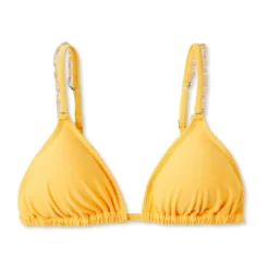 Women's Beaded Strap Triangle Bikini Top - Wild Fable™ Orange -Wild Fable GUEST 8b7398fd c292 4ea4 b1f6 290f124076dc