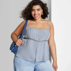 Women's Lace Trim Babydoll Cami - Wild Fable™ -Wild Fable GUEST 8cfa7058 5065 408c a88c bd2ba58f3a70