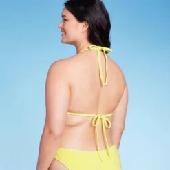 Women's Butterfly Charm Plisse Textured Triangle Bikini Top - Wild Fable™ -Wild Fable GUEST 8e17f8d3 4cb1 45cd 904e d7e97aa7c087