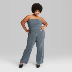 Women's Tube Sequin Mesh Jumpsuit - Wild Fableā¢