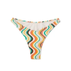 Women's Extra High Leg Ultra Cheeky Bikini Bottom - Wild Fable™ Multi Striped -Wild Fable GUEST 918d9c09 a2da 47a3 834a b71d26b3710b