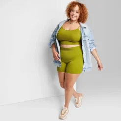 Women's High-Rise Seamless Bike Shorts - Wild Fable™ -Wild Fable GUEST 91b683cd bb0c 48d4 a958 fb5e895e3c1e