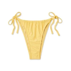 Women's Side-Tie Ultra High Leg Adjustable Coverage Bikini Bottom - Wild Fable™ Yellow -Wild Fable GUEST 9a111303 46cc 47d4 a40c 534f0aa128c1