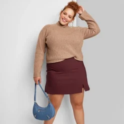 Women's High-Rise Bodycon Mini Skort - Wild Fable™ -Wild Fable GUEST 9a4ea5ee e662 4bad 86a1 c887d7ff7693