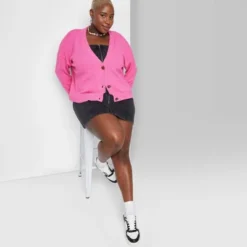 Women's Slouchy Button-Front Cardigan - Wild Fable™ -Wild Fable GUEST 9bb794a2 e27c 483b 8f14 738d50469d4c