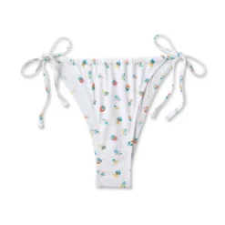 Women's Floral Print Side-Tie Ultra High Leg Adjustable Coverage Bikini Bottom - Wild Fable™ White 11 Women's Floral Print Side-Tie Ultra High Leg Adjustable Coverage Bikini Bottom - Wild Fable™ White -Wild Fable GUEST 9c1615ea f695 46e8 b885 90d52d550717