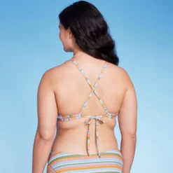 Women's Underwire Bikini Top - Wild Fable™ Multi Lurex Striped -Wild Fable GUEST 9e707639 cd6a 4a88 9450 09570414e864