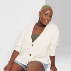 Women's Slouchy Button-Front Cardigan - Wild Fable™ -Wild Fable GUEST a0e692ee 0c57 4453 9798 3b28a1657162