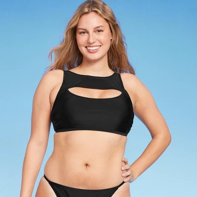 Women's Cut Out High Neck Bikini Top - Wild Fable™ 3 Women's Cut Out High Neck Bikini Top - Wild Fable™ - Image 3