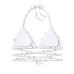 Women's Floral Print Strappy Triangle Bikini Top - Wild Fable™ White 12 Women's Floral Print Strappy Triangle Bikini Top - Wild Fable™ White -Wild Fable GUEST a12cc542 ae15 45f9 9fb0 5149a053c5b8