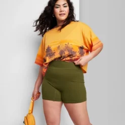 Women's High-Rise Seamless Bike Shorts - Wild Fable™ -Wild Fable GUEST a4d6f6fe a38a 4441 87fc 75c273fdf97c