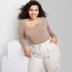 Women's Long Sleeve Scoop Neck T-Shirt - Wild Fable™ 9 Women's Long Sleeve Scoop Neck T-Shirt - Wild Fable™ -Wild Fable GUEST a5dd652b 0e77 4f7f a8cd c1cf4b55d56a