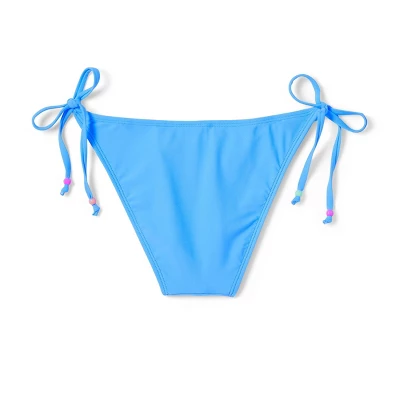 Women's Beaded Side-Tie High Leg Cheeky Bikini Bottom - Wild Fable™ 6 Women's Beaded Side-Tie High Leg Cheeky Bikini Bottom - Wild Fable™ - Image 6