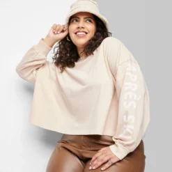 Women's Long Sleeve Heavy Knit T-Shirt - Wild Fable™ -Wild Fable GUEST a8eb4dc1 f425 4719 a90a 207537e1703f