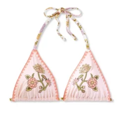 Women's Embroidered Detail Triangle Bikini Top - Wild Fable™ Multi Floral Print 11 Women's Embroidered Detail Triangle Bikini Top - Wild Fable™ Multi Floral Print -Wild Fable GUEST ab9a1794 8ff8 4f4f 95f1 00528fd26c79