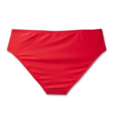 Women's Medium Coverage Bikini Bottom - Wild Fable™ Red 4 Women's Medium Coverage Bikini Bottom - Wild Fable™ Red - Image 4