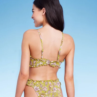 Women's Ruffle Detail Bralette Bikini Top - Wild Fable™ 1 Women's Ruffle Detail Bralette Bikini Top - Wild Fable™