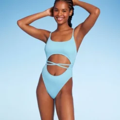 Women's Wrap Cut Out Extra Cheeky One Piece Swimsuit - Wild Fable™ -Wild Fable GUEST b99f6827 a2e1 4bb4 8473 893c28415859