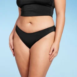 Women's Ribbed Scoop Front High Leg Cheeky Bikini Bottom - Wild Fable™ -Wild Fable GUEST be8e03f6 adbe 401c bb47 6a1817a499c4