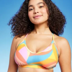 Women's Scoop Neck Crisscross Bralette Bikini Top - Wild Fable™ -Wild Fable GUEST c14edded 09e4 4f1c bb85 6a87cdff8ee2