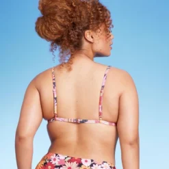 Women's Ribbed Fixed Triangle Bikini Top - Wild Fable™ -Wild Fable GUEST c67dcf75 0b5a 4249 af1f b0764896770a