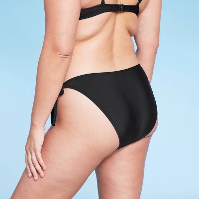 Women's Side-Tie V-Front High Leg Cheeky Bikini Bottom - Wild Fable™ 4 Women's Side-Tie V-Front High Leg Cheeky Bikini Bottom - Wild Fable™ - Image 4