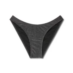 Women's High Leg Cheeky Bikini Bottom - Wild Fable™ Black Lurex -Wild Fable GUEST cc23b703 16cc 4bd1 9aec e58e9d1e2428
