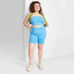 Women's High-Rise Polyester Bike Shorts - Wild Fable™ 9 Women's High-Rise Polyester Bike Shorts - Wild Fable™ -Wild Fable GUEST ccc5cfc3 2eaa 49d8 85c3 4827dd713ac1