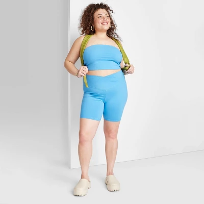 Women's High-Rise Polyester Bike Shorts - Wild Fable™ 3 Women's High-Rise Polyester Bike Shorts - Wild Fable™ - Image 3