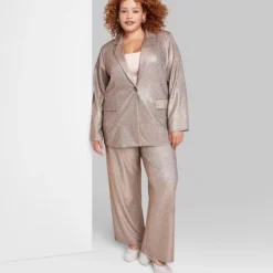Women's Oversized Glitter Blazer - Wild Fable™ Copper -Wild Fable GUEST ced1d5ed 0950 4248 a82b 9346dc490a1c