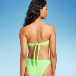 Women's Terry Textured U-Neck Multi-Way Bralette Bikini Top - Wild Fable™ Tropical Green 19 Women's Terry Textured U-Neck Multi-Way Bralette Bikini Top - Wild Fable™ Tropical Green -Wild Fable GUEST cf31af9c 1f9c 4572 8eba d164fc67e9a9