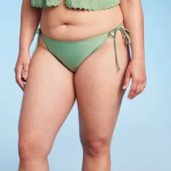 Women's Side-Tie Medium Coverage Bikini Bottom - Wild Fable™ Soft Green 9 Women's Side-Tie Medium Coverage Bikini Bottom - Wild Fable™ Soft Green -Wild Fable GUEST cf915f80 4d07 4b3f bec5 9e69735a54d7
