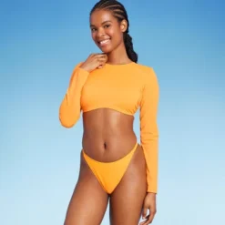 Women's Cropped Open Back Rashguard - Wild Fable™ 11 Women's Cropped Open Back Rashguard - Wild Fable™ -Wild Fable GUEST cfb9da53 4bbd 4501 b260 fe22938fef04