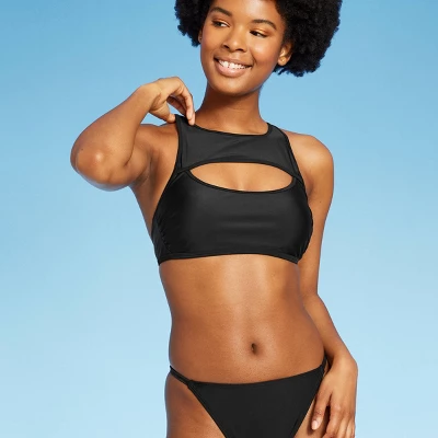 Women's Cut Out High Neck Bikini Top - Wild Fable™ 2 Women's Cut Out High Neck Bikini Top - Wild Fable™ - Image 2