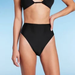 Women's High Leg Cheeky High Waist Bikini Bottom - Wild Fable™ Black 13 Women's High Leg Cheeky High Waist Bikini Bottom - Wild Fable™ Black -Wild Fable GUEST d19db261 293c 44ff a582 c177a4b5f036