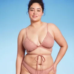 Women's Strappy Underwire Bikini Top - Wild Fable™ Brown Lurex -Wild Fable GUEST d2cb8b92 98d8 465e b487 2e95cefc0680