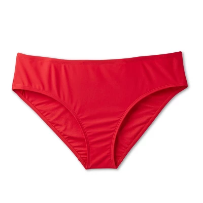 Women's Medium Coverage Bikini Bottom - Wild Fable™ Red 3 Women's Medium Coverage Bikini Bottom - Wild Fable™ Red - Image 3