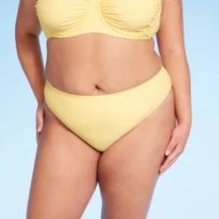 Women's Side-Tie Mid-Rise Cheeky High Leg Bikini Bottom - Wild Fable™ Yellow 5 Women's Side-Tie Mid-Rise Cheeky High Leg Bikini Bottom - Wild Fable™ Yellow -Wild Fable GUEST ddd343c8 7515 4d85 9e60 16e22dd96a04