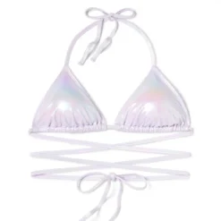 Women's Extreme Wrap Triangle Bikini Top - Wild Fable™ Light Purple Iridescent -Wild Fable GUEST e0317259 369c 4383 ae78 d5c3f07d8f3a