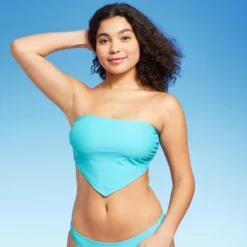 Women's Handkerchief Bandeau Bikini Top - Wild Fable™ -Wild Fable GUEST e25833b6 2bee 4c98 bb0f c018adc16bbf