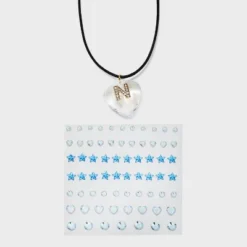 Acrylic Heart With Face Gems Pendant Necklace - Wild Fable™ Clear/Black 36 Acrylic Heart With Face Gems Pendant Necklace - Wild Fable™ Clear/Black -Wild Fable GUEST e37fdb87 6e58 4b74 af1f beba840da892