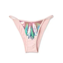 Women's Ombre Sequin Ultra High Leg Extra Cheeky Bikini Bottom - Wild Fable™ Multi -Wild Fable GUEST e469780d 6a64 4409 8384 a5f602818a9e