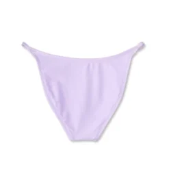 Women's Side Tab High Leg Cheeky Bikini Bottom - Wild Fable™ Shiny Light Purple -Wild Fable GUEST e6c4d4e0 94d3 4ebb ac7a 0fc6f07680d7
