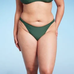 Women's Scrunchie Side Tab Detail Extra High Leg Extra Cheeky Bikini Bottom - Wild Fable™ -Wild Fable GUEST ef76740f 2c99 495e 9d73 d3b010ea72ab