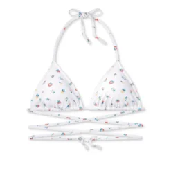 Women's Floral Print Strappy Triangle Bikini Top - Wild Fable™ White 11 Women's Floral Print Strappy Triangle Bikini Top - Wild Fable™ White -Wild Fable GUEST f24c57eb 5883 46f6 9dde bf7051ac6f74